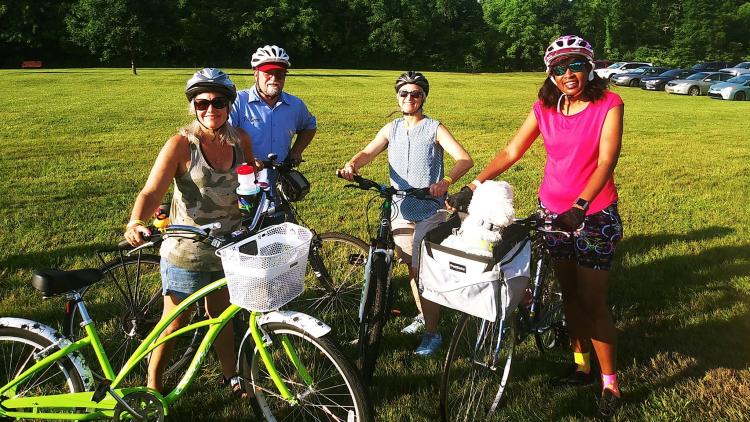 The B&O Trail in Brownsburg is a great place for bicyclists!