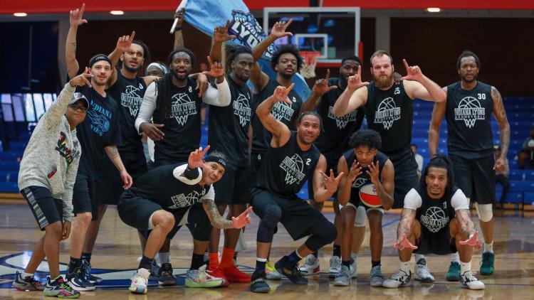 The Indiana Lyons are the 2022-23 American Basketball Association (ABA) Champions! (Photo by TOPPLevel Entertainment)