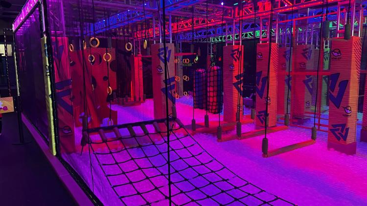 Obstacle Course at Urban Air Adventure Park in Plainfield, Indiana