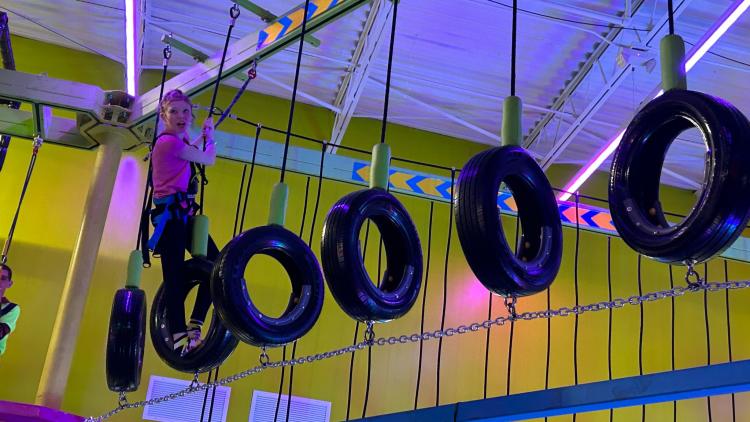 Elevated Ropes Course at Urban Air Adventure Park in Plainfield, Indiana (Photo Courtesy of Urban Air Adventure Park Plainfield Facebook Page)