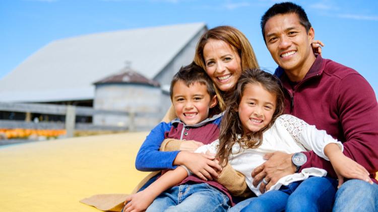 Beasley's Orchard family at Barnyard Bonanza