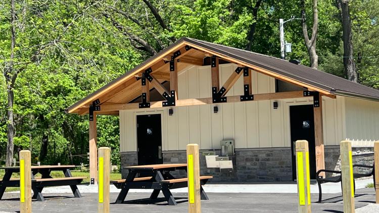 Echo Hollow's new restroom facilities