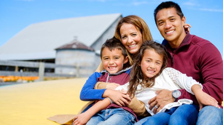 Beasley's Orchard family at Barnyard Bonanza