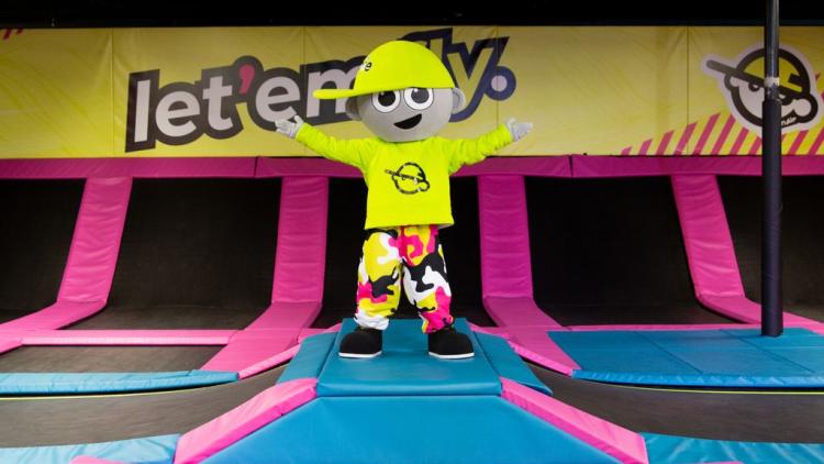 Urbie at Urban Air Adventure Park in Plainfield, Indiana