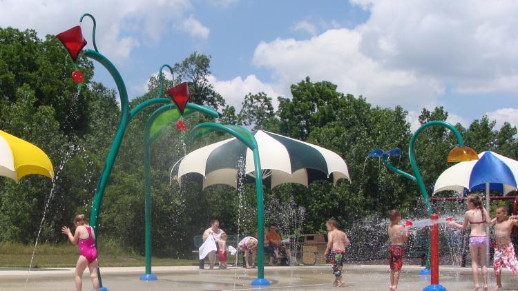 Splash Pad at Washington Township Park Avon