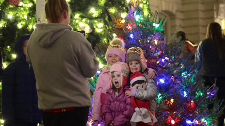 Danville's Christmas on the Square, photo courtesy of Downtown Danville Indiana's Facebook page