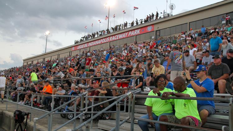 The Crowd at Indianapolis Raceway Park for a NASCAR Doubleheader (Photo Courtesy of Wayne Riegle)