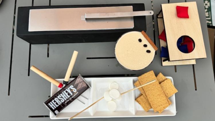 S'mores and Tabletop Games in the Rooftop Igloos at The Prewitt