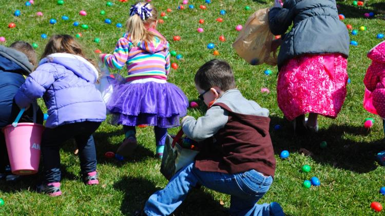 Easter egg hunts are fun!