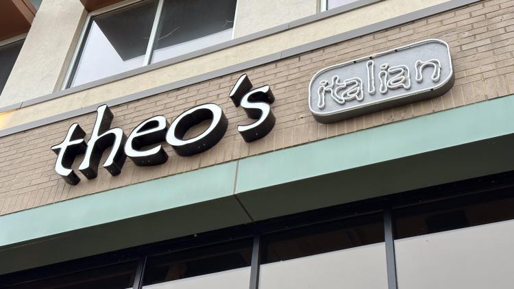 Theo's Italian Outside Signage