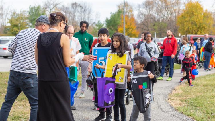 Trail and Treat (Photo Courtesy of Brownsburg Parks Facebook page)