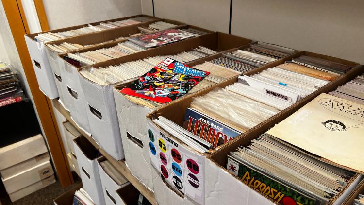 You will find various varieties of comic books at D's