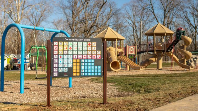 Communication Boards at Brownsburg parks