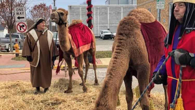 Living Nativity at Danville's Christmas on the Square