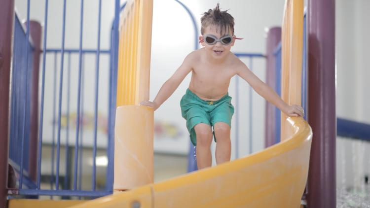 Playtime in the Kiddie Area at Indoor Splash Island
