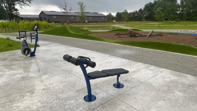 Fitness equipment welcomes guests to Virgil Park