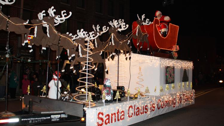 Christmas Under the Stars parade in Brownsburg