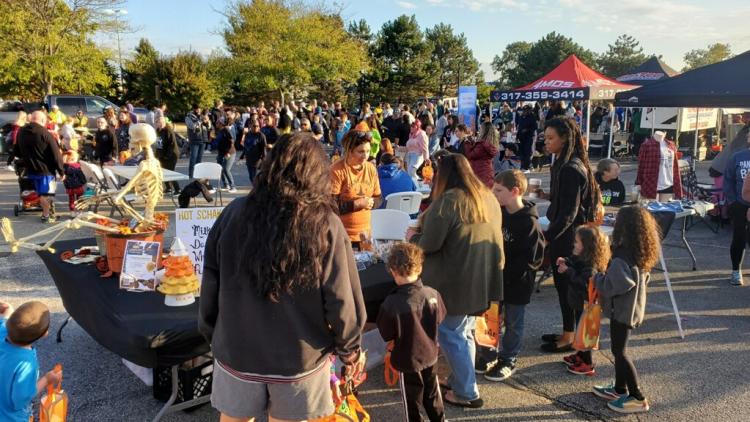 Smiley Morning Show Pumpkin Drop at The Shops at Perry Crossing