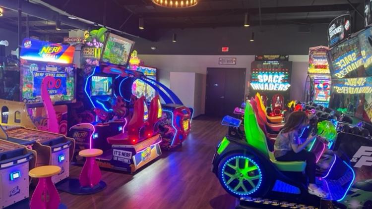 State-of-the-art arcade at Pinheads Brownsburg