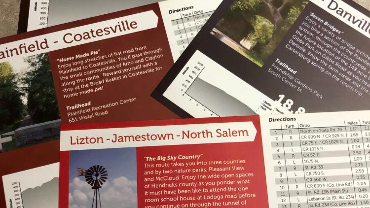 Ride Across Hendricks County Bicycle Maps