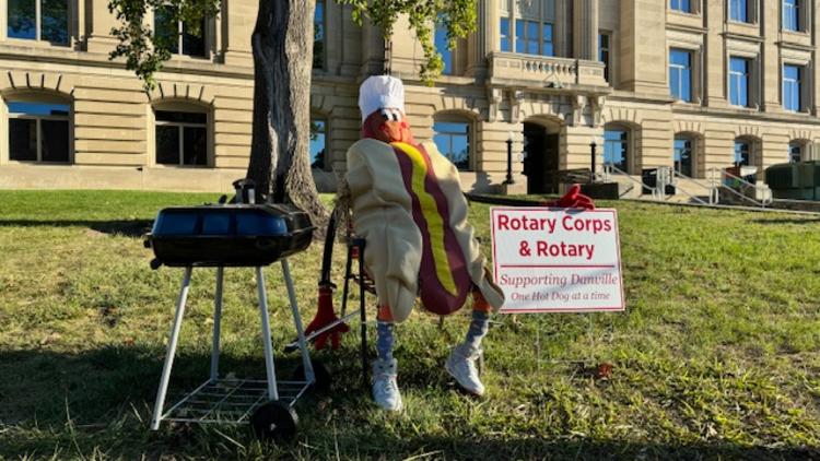 The Rotary Corps and Rotary Scarecrow in Danville, IN (2024)