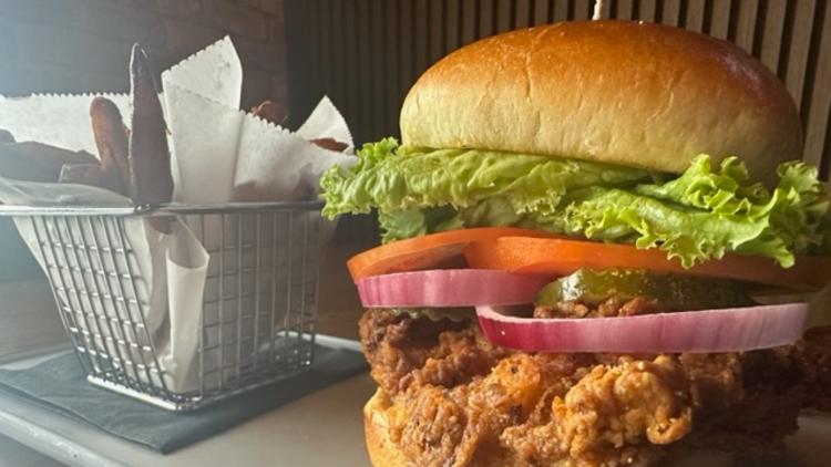 The Hoosier Tenderloin, a staple on Pinheads' menu