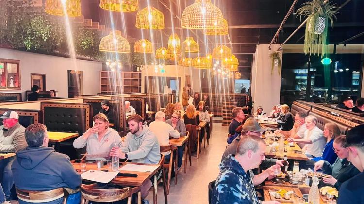 Room for large gatherings in the Tlahcos dining room