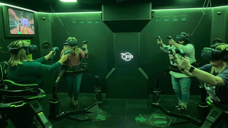 Omni Arena VR at Press Play Gaming Lounge in Brownsburg