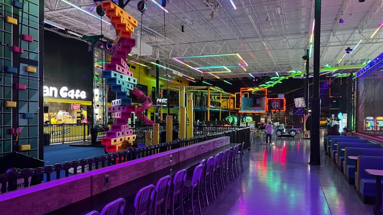 Attractions at Urban Air Adventure Park in Plainfield, Indiana