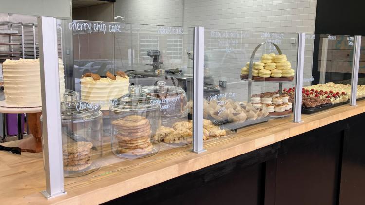 Counter of Treats at Sweet Paige's in Brownsburg