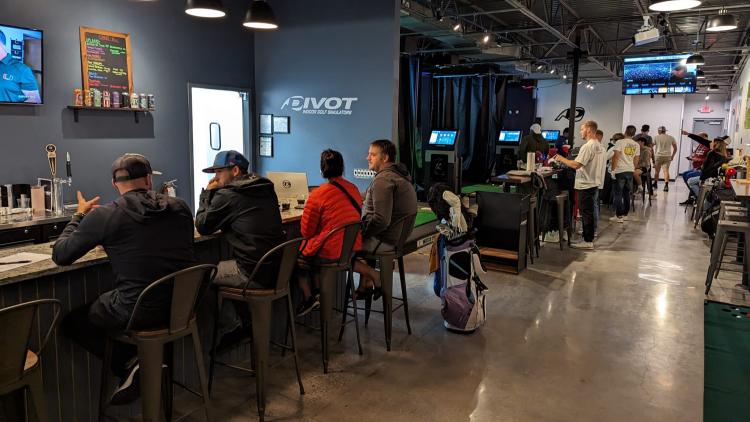 Divot Golf Factory in Brownsburg, Indiana (photo courtesy of Divot Golf Factory Facebook page)