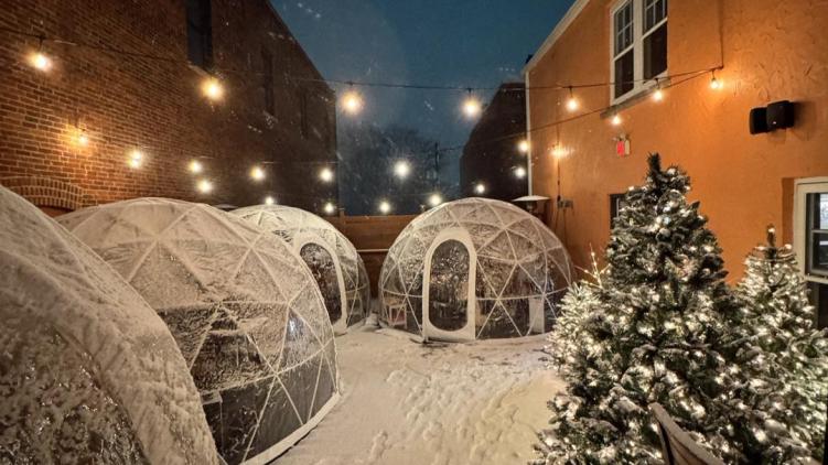 Igloo Dining at The Prewitt (Photo Courtesy of The Prewitt Facebook page)