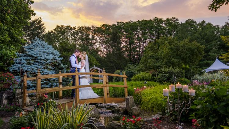 The sun sets on Avon Gardens (Nate Crouch Photography).