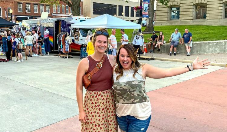 Local entrepreneurs and sisters Jessica and Sarah started Destination Danville in 2020