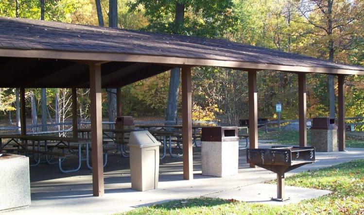 Shelter in Washington Township Park (photo by Washington Township Parks & Recreation)