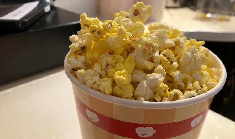 Popcorn at The Royal Theater in Danville