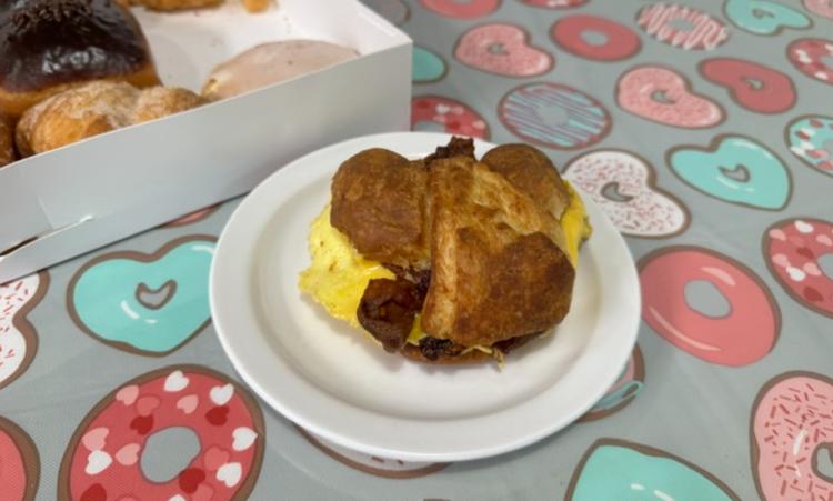 Breakfast Sandwich at Al's Donuts in Plainfield, IN