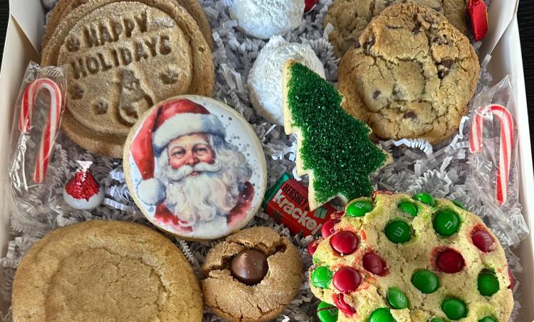 Holiday Treat Box; Photo Courtesy of Two Chicks Whisky Business Facebook Page