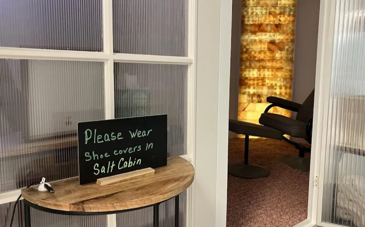 Salt Cabin at Salt Breeze Wellness in Brownsburg