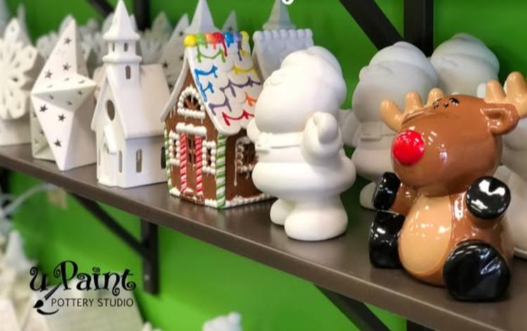 uPaint holiday pottery (Photo courtesy of uPaint Pottery Facebook page)