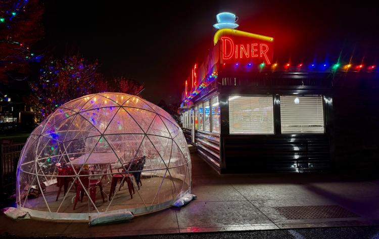 The Igloos at Oasis Diner in Plainfield, IN