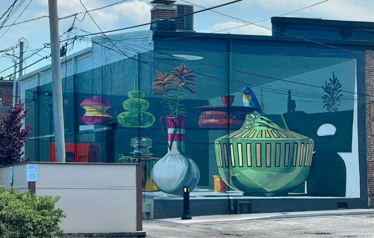 Hues of Hendricks County Mural in Danville