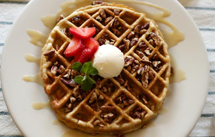 Bread Basket Cafe & Bakery Breakfast Waffle