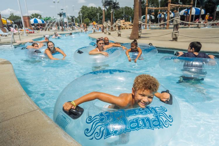 Everyone will enjoy floating on the leisure river at Splash Island Family Waterpark