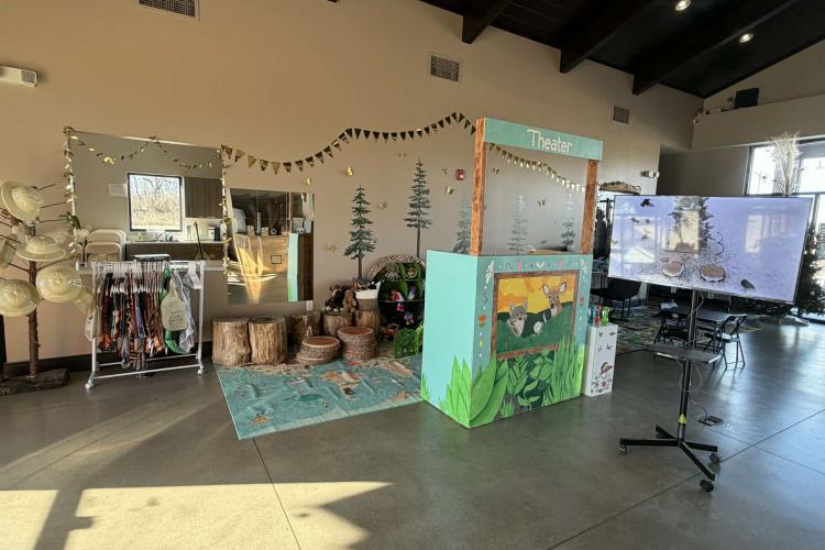 The new upgrade inside the nature center at Pecar Park