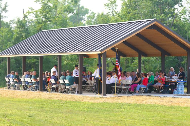 Bluegill Shelter at W.S. Gibbs Memorial Park (photo by Brad Poreda)