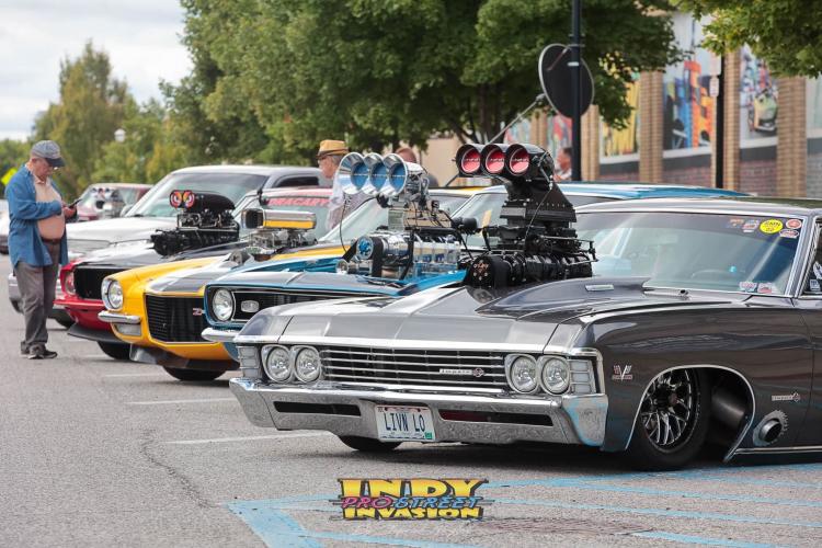 Spectators and Cars at Indy Pro Street Invasion  (Photo Courtesy of Facebook)