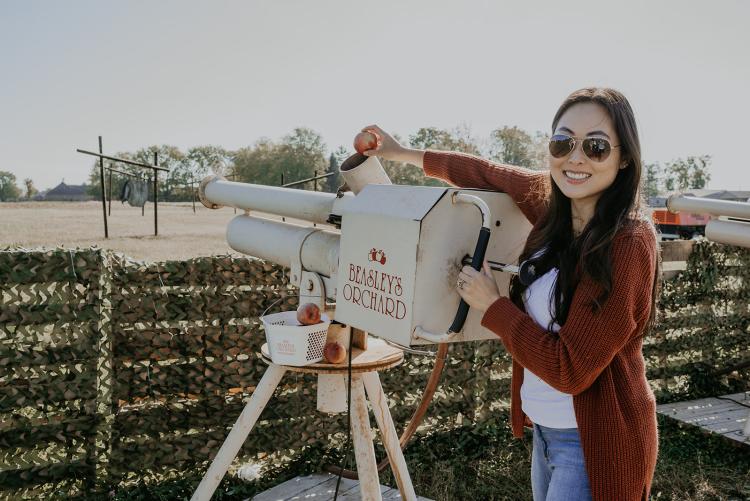 Enjoy apple cannons at Beasley Orchard's Heartland Apple Festival (Photo courtesy of TheCityMoms)