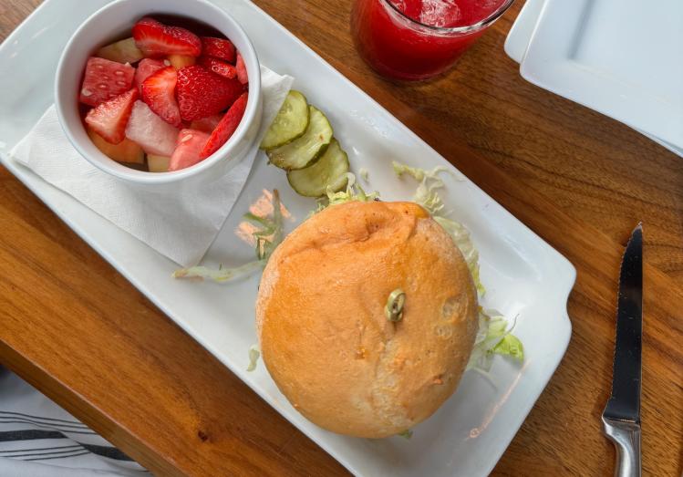 Bru Burger's Gluten Free Burger
