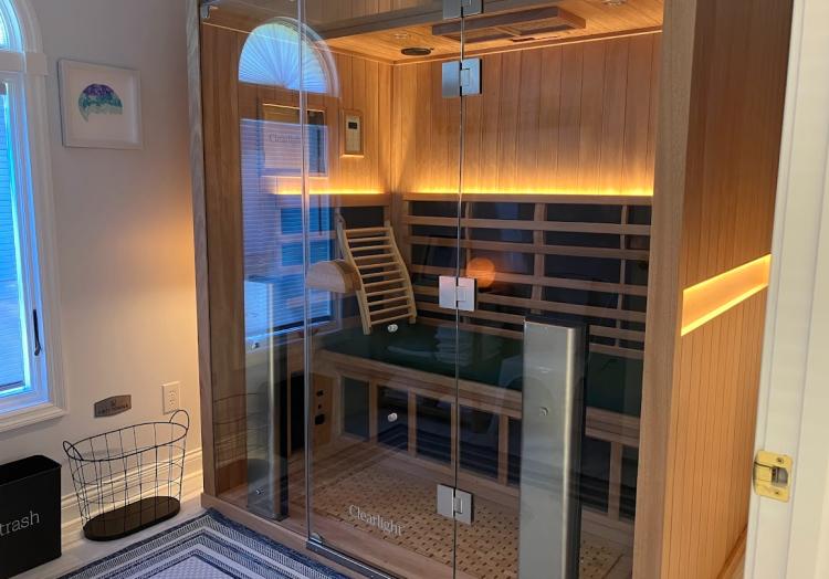 Infrared Sauna at Salt Breeze Wellness in Brownsburg